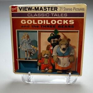 Vintage GAF View-Master Reels – Goldilocks and the Three Bears –Set of 3